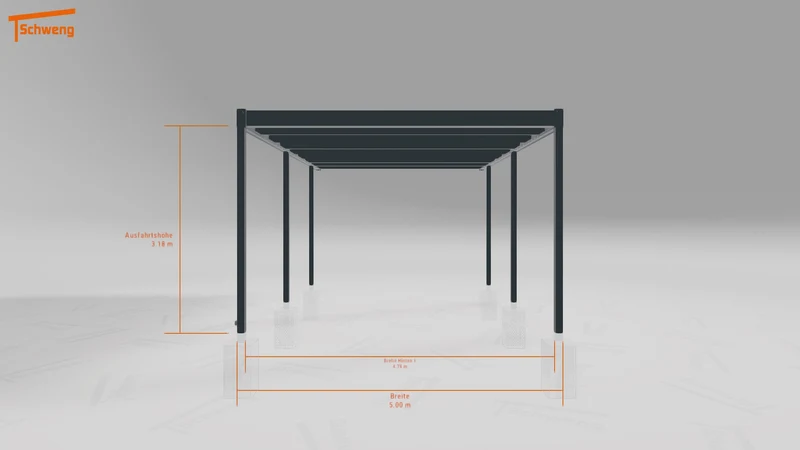 #DE Schweng Flachdachcarport C600 (ID bkg7rr) #MTG