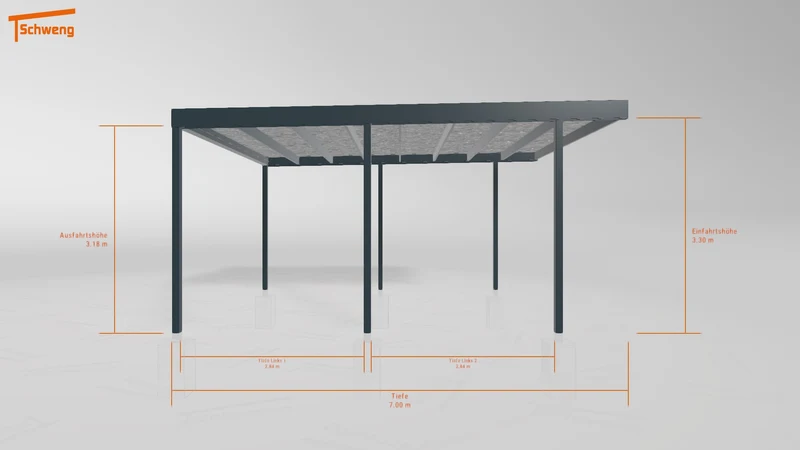 #DE Schweng Flachdachcarport C600 (ID bkg7rr) #MTG