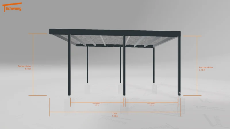 #DE Schweng Flachdachcarport C600 (ID bkg7rr) #MTG