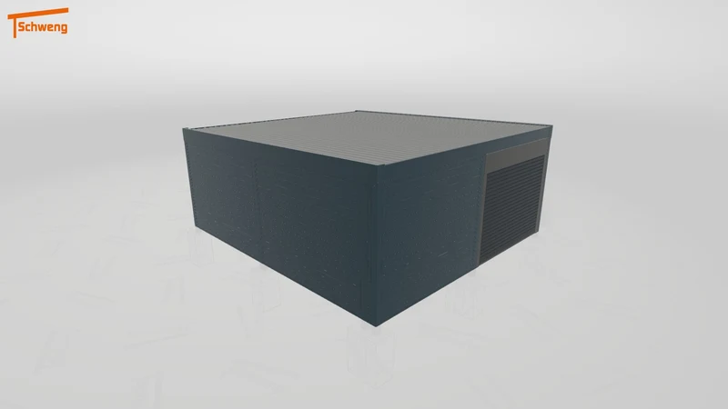 #DE Schweng Flachdachcarport C600 (ID ygnyr8)