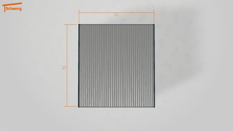 #DE Schweng Flachdachcarport C600 (ID ygnyr8)