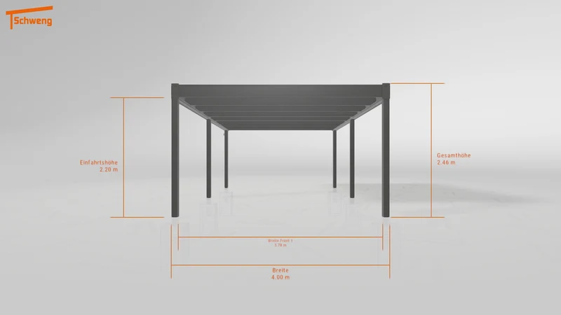 #DE Schweng Flachdachcarport C600 (ID 85b9v5) #MTG