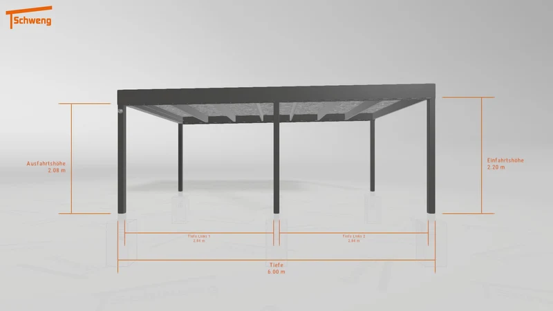 #DE Schweng Flachdachcarport C600 (ID 85b9v5) #MTG