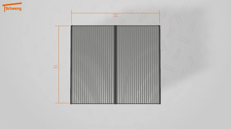 #DE Schweng Flachdachcarport C600 (ID 5mwrmd) #MTG