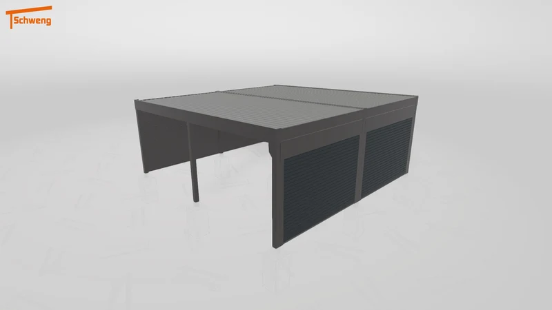 #DE Schweng Flachdachcarport C600+ (ID 338239) #MTG