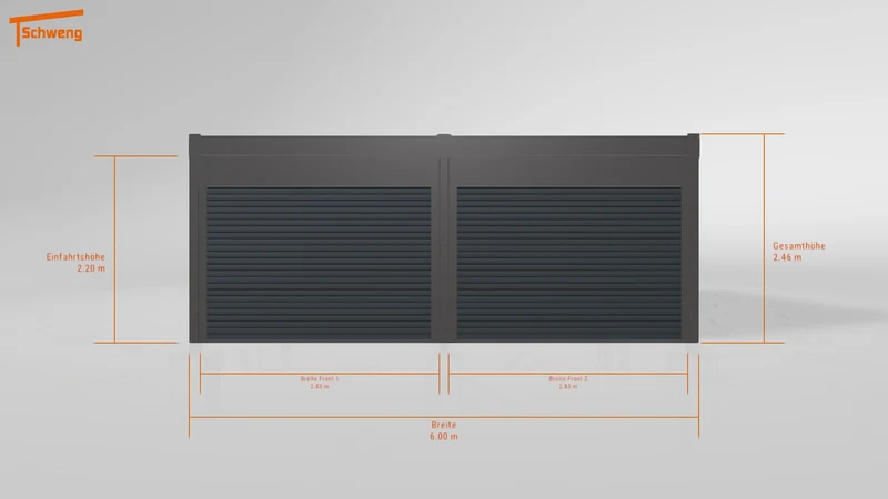 #DE Schweng Flachdachcarport C600+ (ID 338239) #MTG