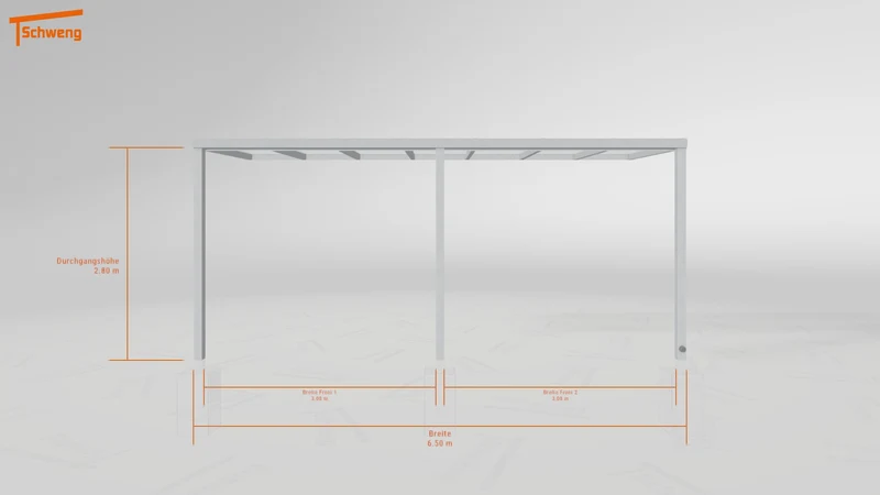 #DE Schweng Terrassenüberdachung S350 (ID mj75w3)