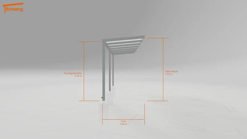 #DE Schweng Terrassenüberdachung S350 (ID mj75w3)