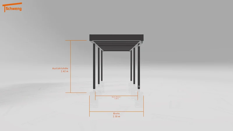 #DE Schweng Flachdachcarport C600+ (ID qdw9wg) #MTG
