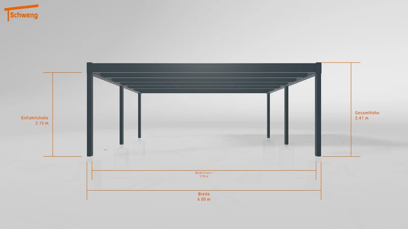 #DE Schweng Flachdachcarport C600+ (ID n5xvnr) #MTG