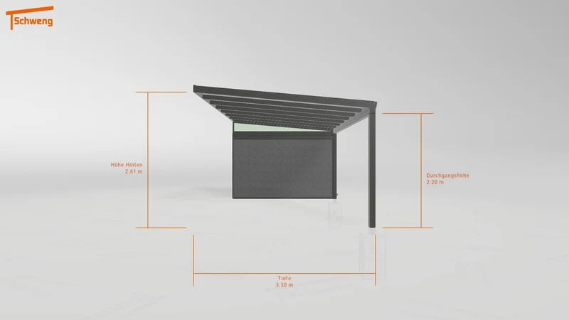#DE Schweng Terrassenüberdachung S350 (ID 5mw5g8)
