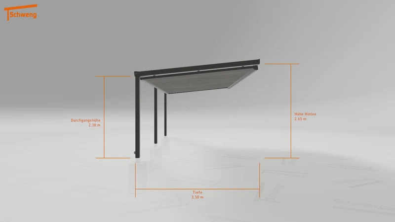 #DE Schweng Terrassenüberdachung S400 (ID g7gbgm)