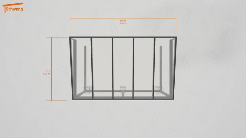#DE Schweng Terrassenüberdachung S400 (ID 77mggx)