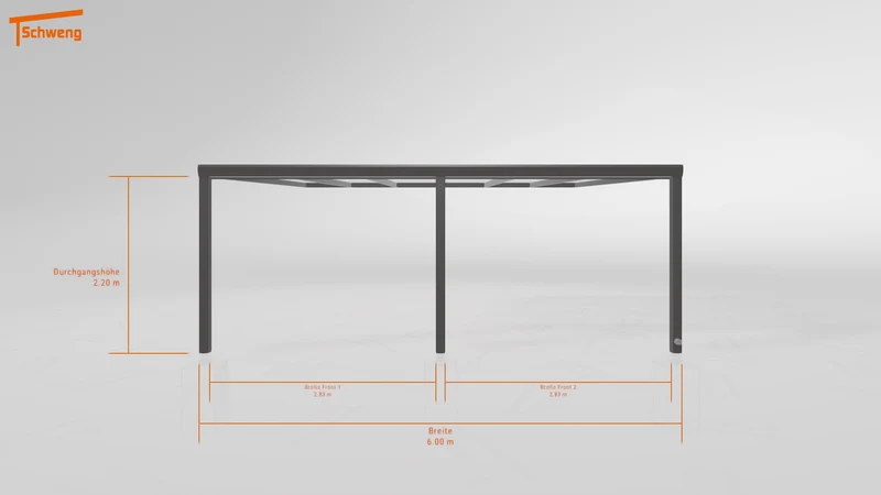#DE Schweng Pultdachcarport S400 (ID 33828x)