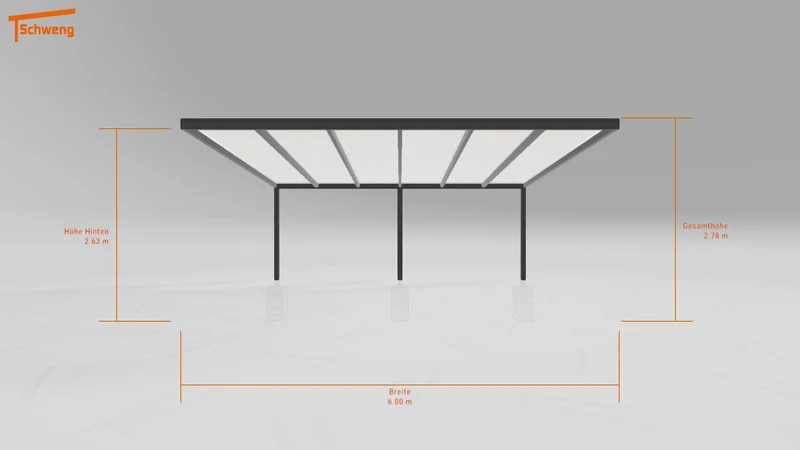 #DE Schweng Pultdachcarport S400 (ID 33828x)