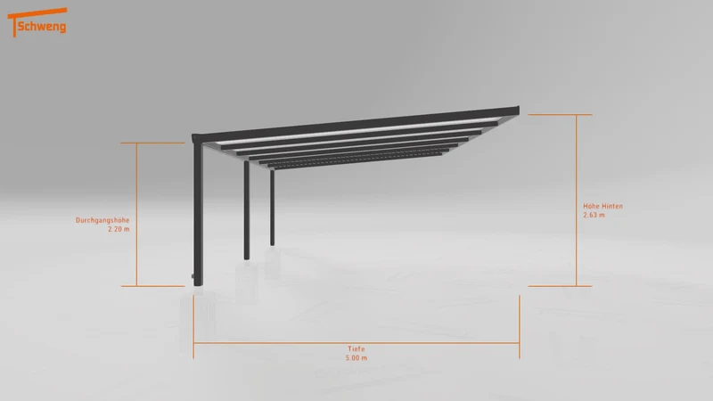 #DE Schweng Pultdachcarport S400 (ID 33828x)