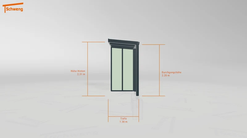 #DE Schweng Terrassenüberdachung S350 (ID 42jqjm)