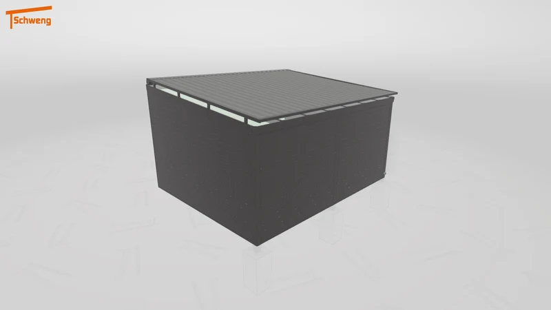 #DE Schweng Terrassenüberdachung S400 (ID qdwn8p)