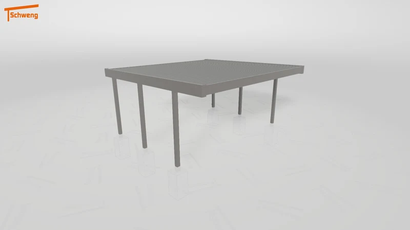 #DE Schweng Flachdachcarport C600+ (ID k2yg8z) #MTG