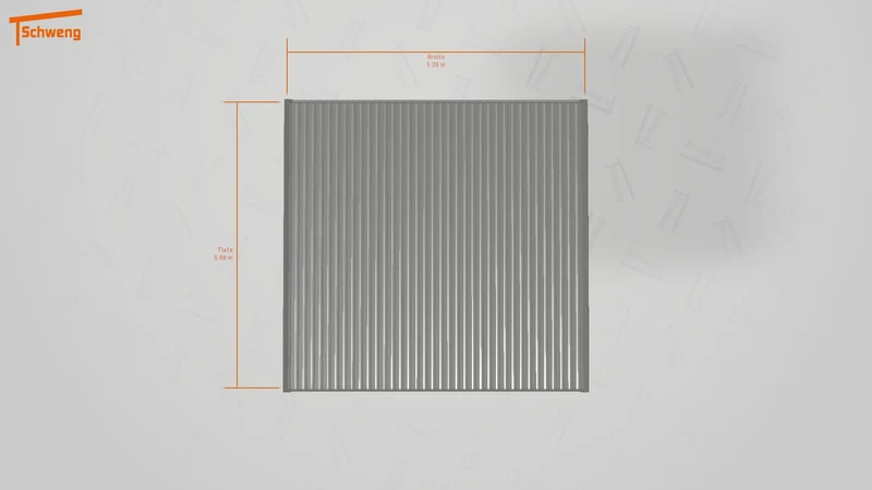 #DE Schweng Flachdachcarport C600+ (ID k2yg8z) #MTG