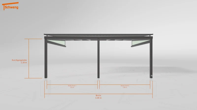 #DE Schweng Terrassenüberdachung S400 (ID 77m9pq)