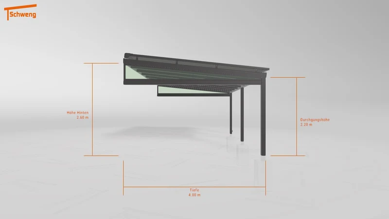#DE Schweng Terrassenüberdachung S400 (ID 77m9pq)