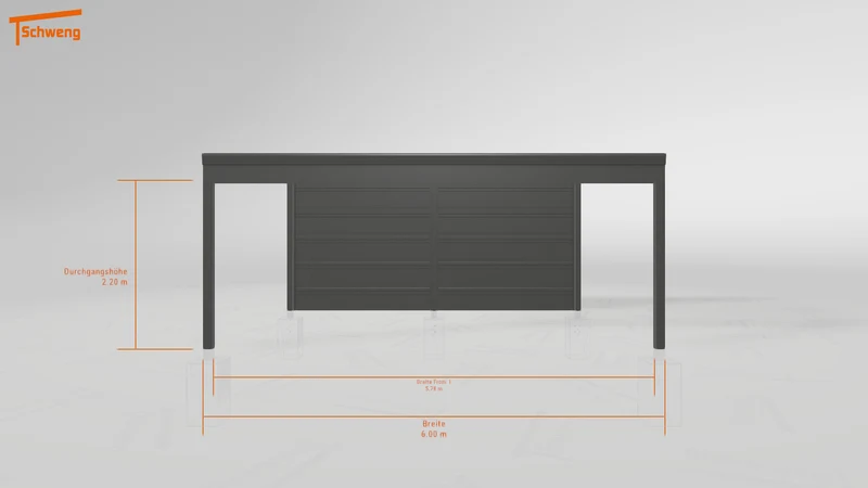 #DE Schweng Terrassenüberdachung S400 (ID ygn23z)