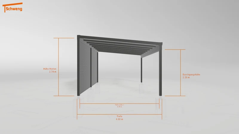#DE Schweng Terrassenüberdachung S400 (ID ygn23z)