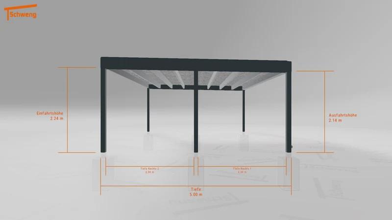 #DE Schweng Flachdachcarport C600+ (ID qdwnbp) #MTG