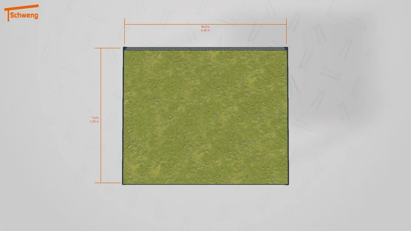 #DE Schweng Flachdachcarport C600+ (ID qdwnbp) #MTG