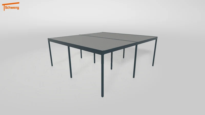 #DE Schweng Flachdachcarport C600+ (ID 85b985)