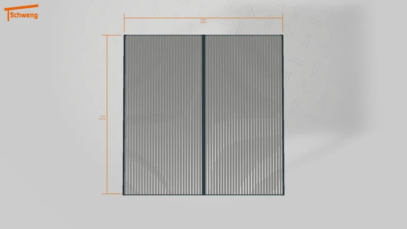 #DE Schweng Flachdachcarport C600+ (ID 85b985)