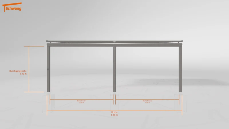 #DE Schweng Terrassenüberdachung S400 (ID mj7pjw)