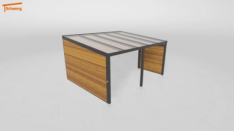 #DE Schweng Terrassenüberdachung S400 (ID 85bz37)
