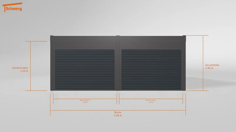 #DE Schweng Flachdachcarport C600 (ID g7gvj7) #MTG