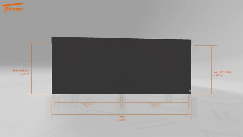 #DE Schweng Flachdachcarport C600 (ID g7gvj7) #MTG