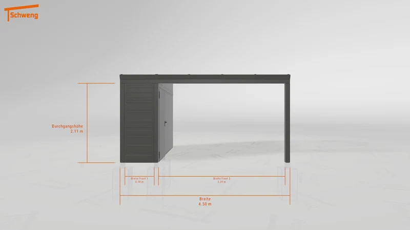 #DE Schweng Pultdachcarport S350 (ID k2ydbb) #MTG