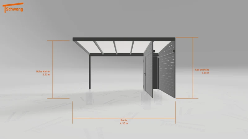 #DE Schweng Pultdachcarport S350 (ID k2ydbb) #MTG