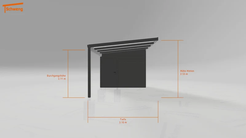 #DE Schweng Pultdachcarport S350 (ID k2ydbb) #MTG