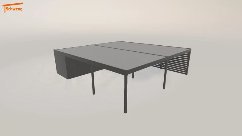 #DE Schweng Flachdachcarport C600+ (ID 9wpj7v) #MTG