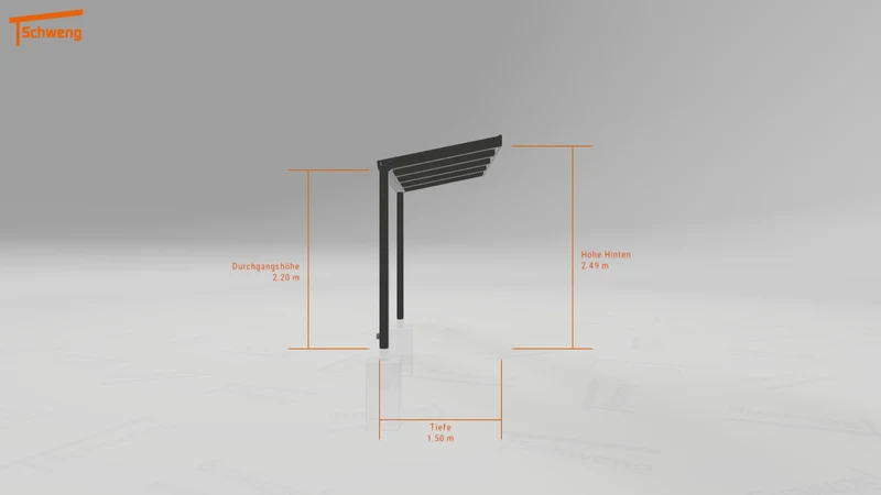 #DE Schweng Terrassenüberdachung S350 (ID 42jkp7)