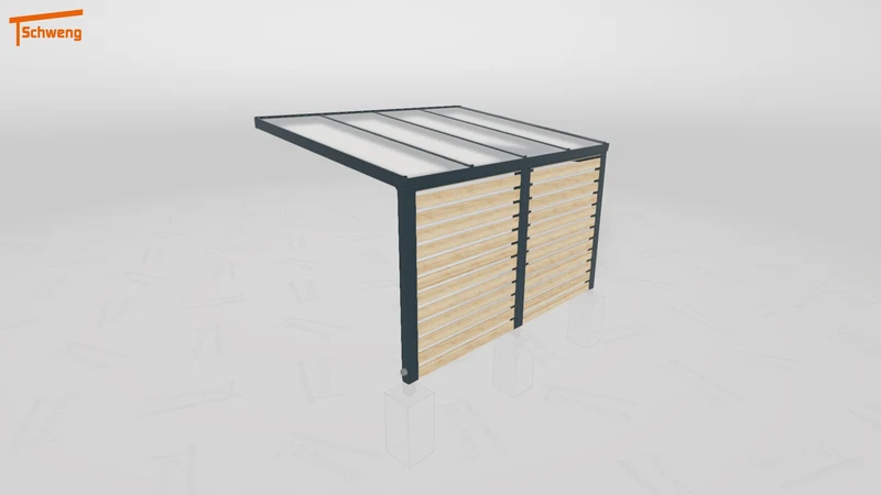 #DE Schweng Pultdachcarport S350 (ID bkg7mq)