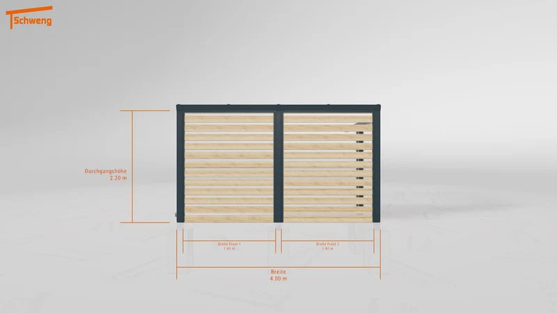 #DE Schweng Pultdachcarport S350 (ID bkg7mq)