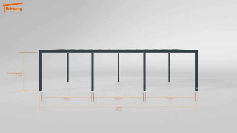 #DE Schweng Pultdachcarport S400 (ID 42jk77) #MTG