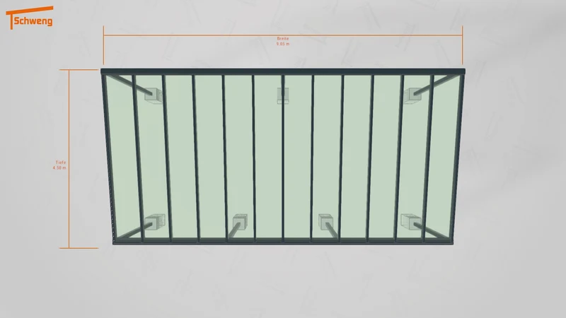 #DE Schweng Pultdachcarport S400 (ID 42jk77) #MTG
