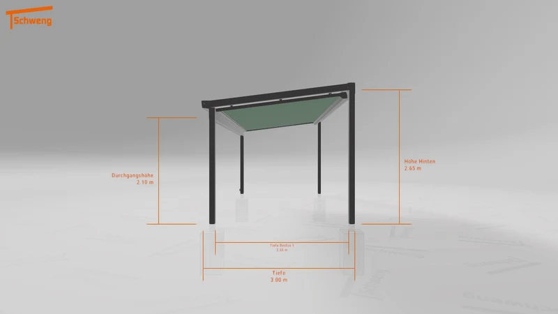#DE Schweng Terrassenüberdachung S400 (ID mj75dz)