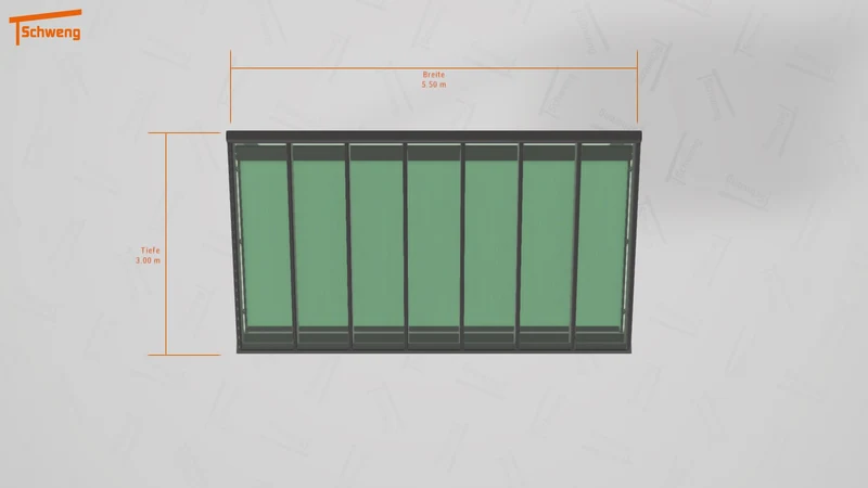 #DE Schweng Terrassenüberdachung S400 (ID mj75dz)