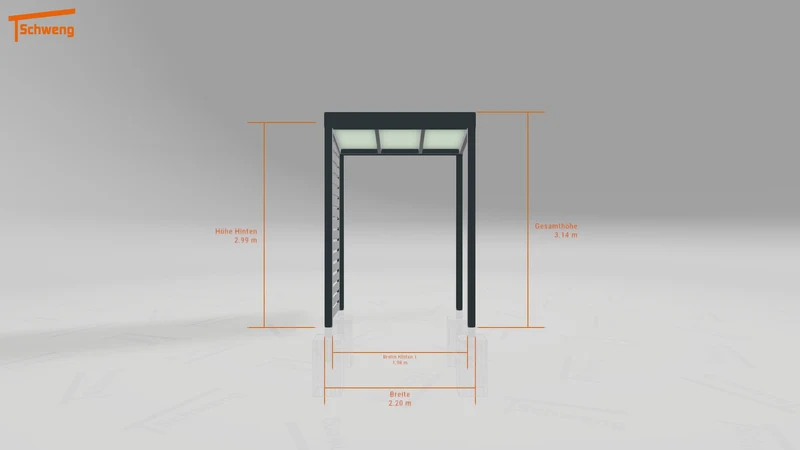 #DE Schweng Terrassenüberdachung S350 (ID zbg5n5)