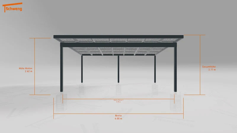#DE Schweng Pultdachcarport S400 (ID 85bjyd) #MTG