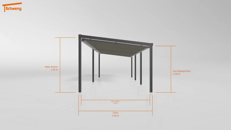 #DE Schweng Terrassenüberdachung S400 (ID 338wdw)